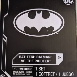 DC Spin Master Bat-Tech Batman Vs. The Riddler Sealed 2 Pack Blind Figurines